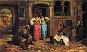 Arab or Arabic people and life. Orientalism oil paintings 597